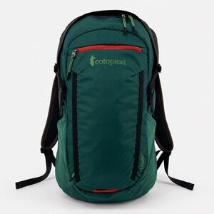 Cotopaxi Lagos 15L Backpack Green Ripstop Hiking Daypack Hydration Compatible